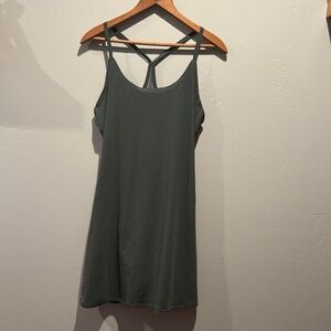 Outdoor Voices Olive Green Racerback Slip Exercise Tennis Skort Workout Dress